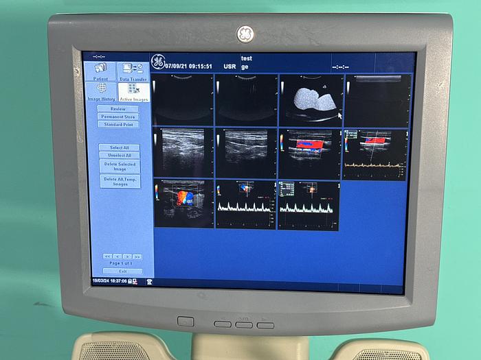 Gebraucht GE Logiq P5 Ultraschallgerät mit drei Sonden und Drucker