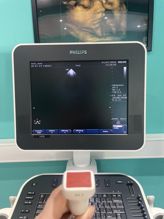 Gebraucht Philips HD5 Ultraschallgerät mit zwei Sonden und Drucker