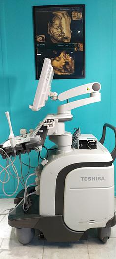 Gebraucht Toshiba Aplio 500 Ultraschallgerät mit 3 Sonden