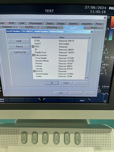 Used Philips HD7 XE Ultraschallgerät mit zwei Sonden und Drucker 