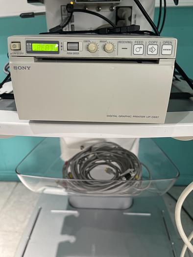 Used GE VIVID Q Ultraschallgerät mit M4S-RS Kardiosonde und Drucker 
