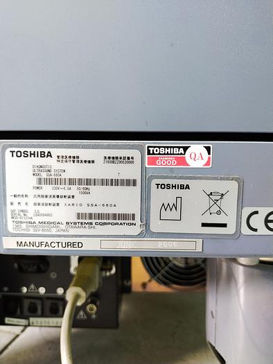 Gebraucht Toshiba Xario Ultraschal Gerät mit drei Sonde