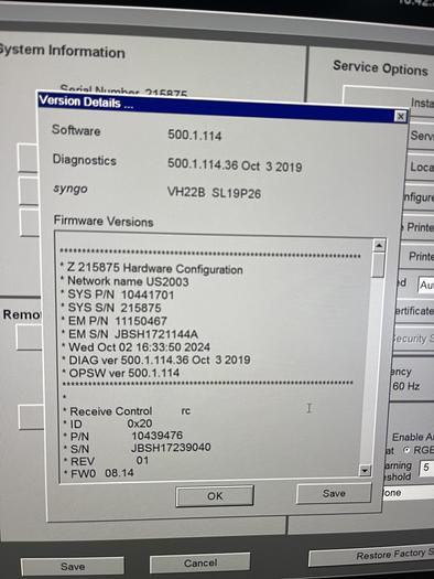 Used Siemens Acuson S1000 Ultraschallgerät mit drei Sonden 