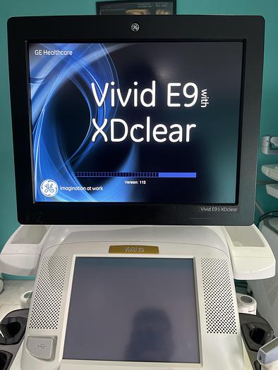 Gebraucht GE Vivid E9 XDClear Ultraschallgerät mit 2 Sonden