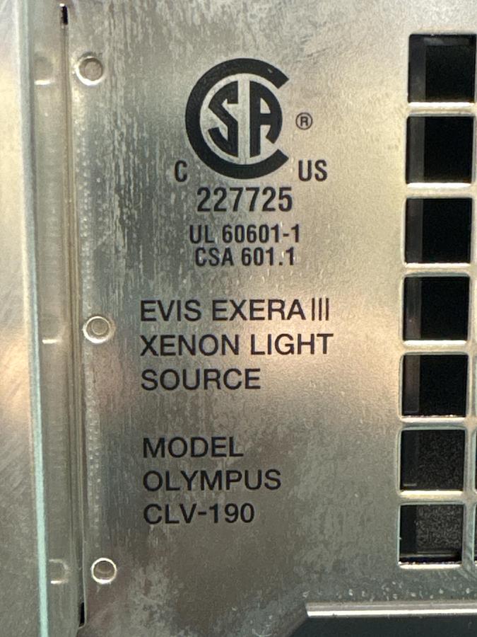 Gebraucht Olympus EVIS EXERA III CLV-190 Lichtquelle