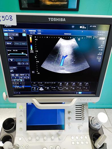 Gebraucht Toshiba Aplio 500 Ultraschallgerät mit 3 Sonden