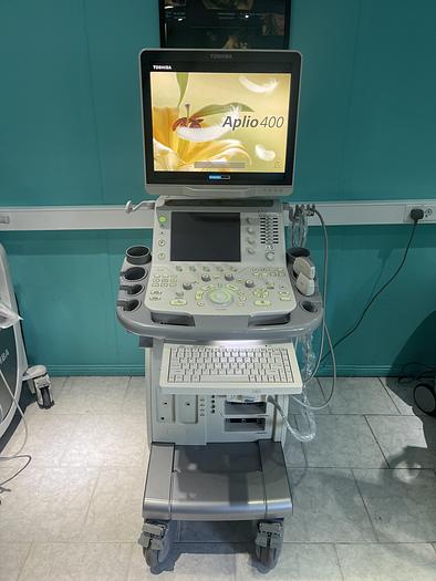 Used Toshiba Aplio 400 Ultraschallgerät mit 2 Sonden