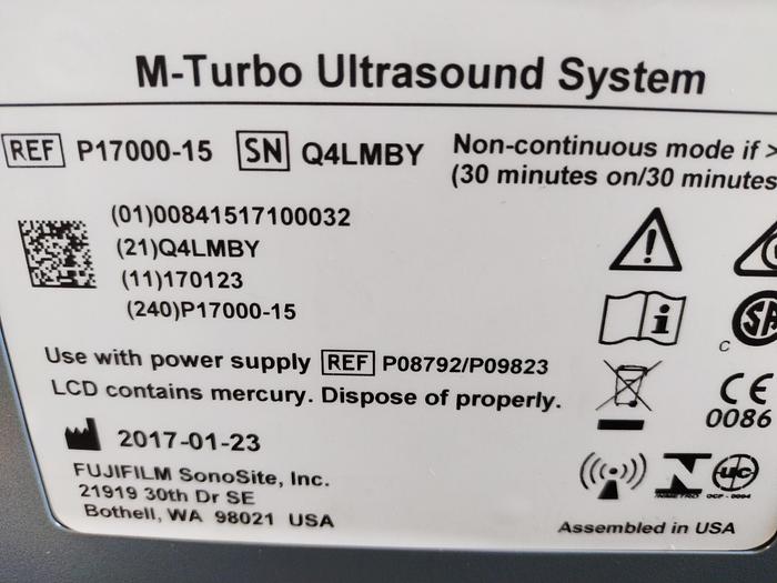 Gebraucht SonoSite  M-Turbo Portable Ultrasound Scanner