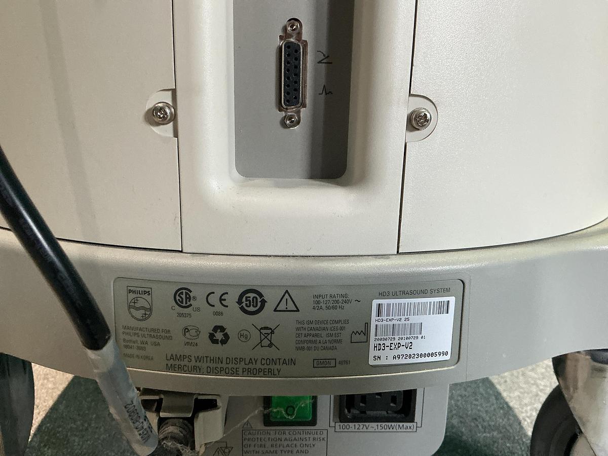 Gebraucht Philips HD3 Ultraschallgerät mit zwei Sonden