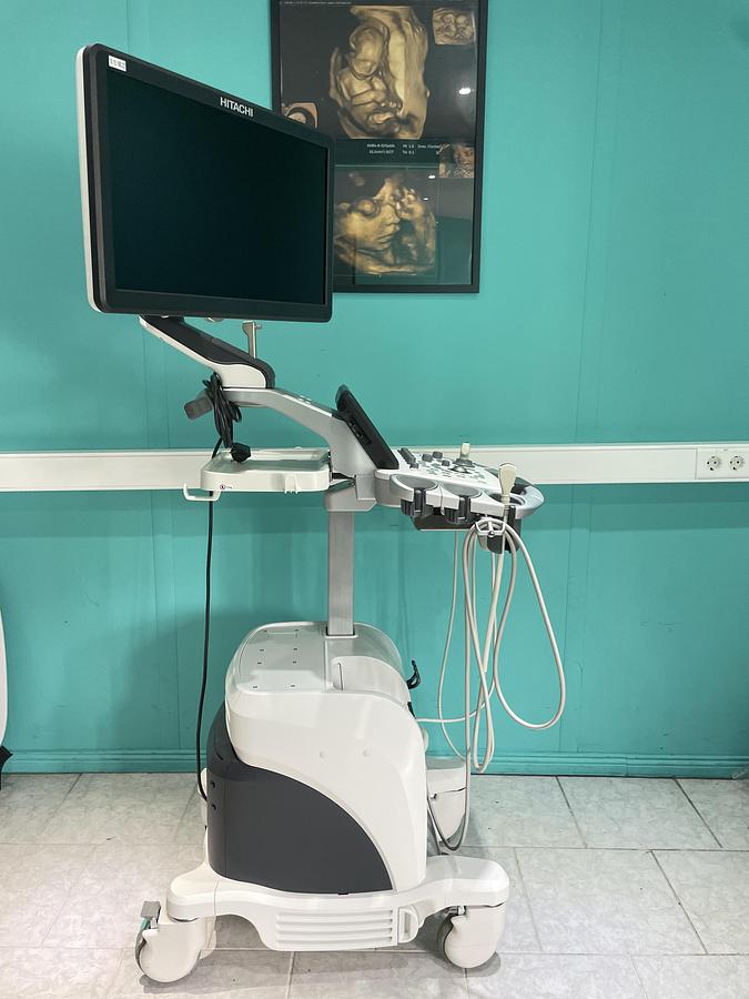 Gebraucht Hitachi ALOKA Arietta 65 Ultraschallgerät mit zwei Sonden