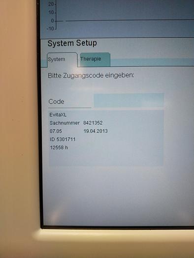 Used Dräger Evita XL Langzeitbeatmungsgerät SV 07.05