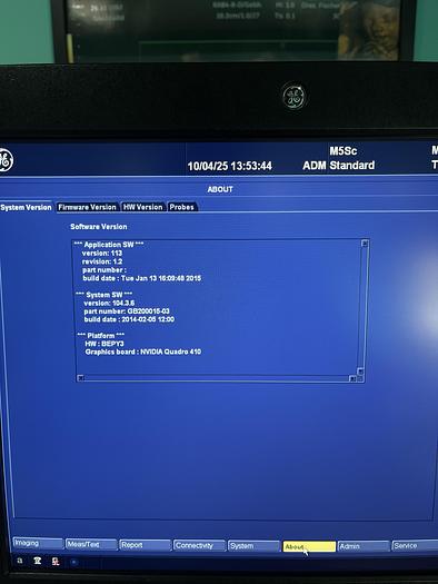 Gebraucht GE Vivid E9 XDclear Ultraschallgerät mit zwei Sonden und Drucker