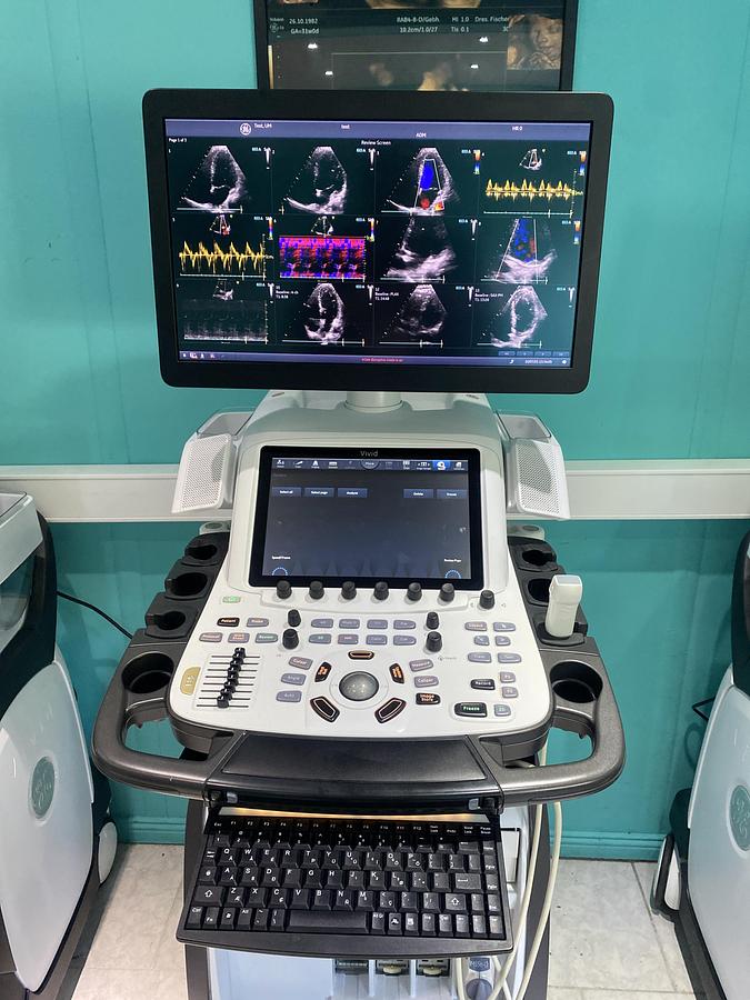 Gebraucht GE Vivid E95 V204 Ultraschallgerät mit M5Sc-D Kardiosonde