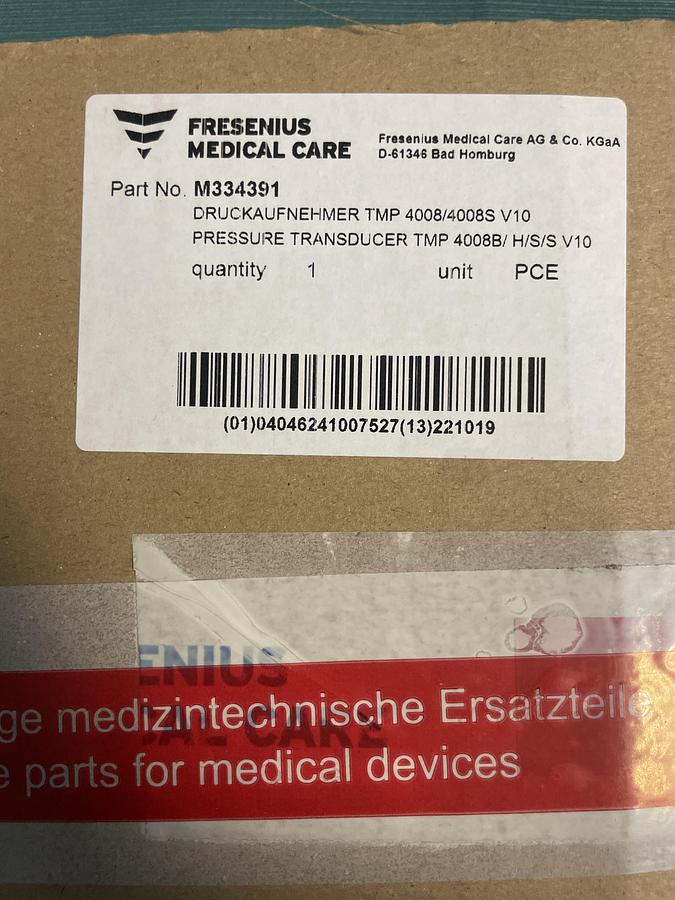 Gebraucht Fresenius Medical Care Druckaufnehmer für die Dialysegeräte 4008/4008S V10