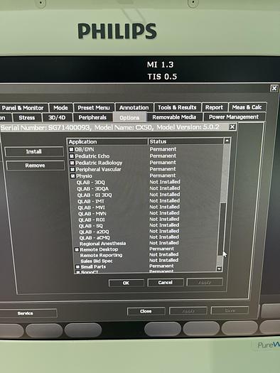 Gebraucht Philips CX50 Ultraschallgerät HW C.0 mit Sektor Sonde