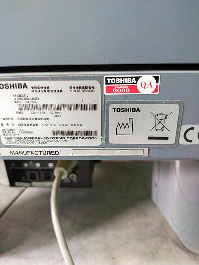 Gebraucht Toshiba Xario Ultraschal Gerät mit drei Sonde