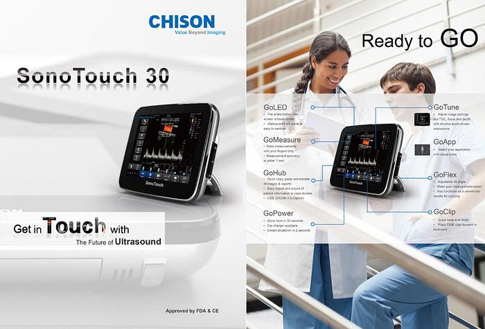 Chison SonoTouch 30 tragbares Touchscreen-Ultraschallgerät