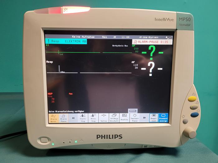 Gebraucht Phillips Intellivue MP50 Neonatal Patientenmonitor ohne Modul 