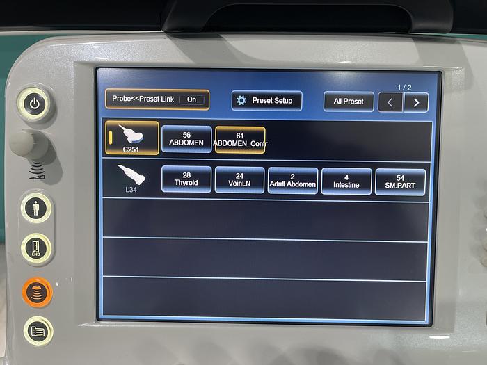 Gebraucht Hitachi ALOKA Arietta V70 Ultraschallgerät mit zwei Sonden und Fußschalter