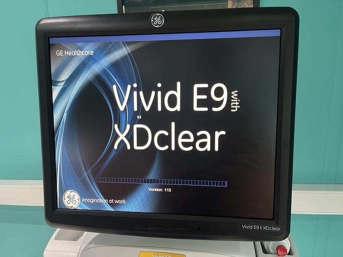 Gebraucht GE Vivid E9 XDclear Ultraschallgerät mit zwei Sonden #2015 