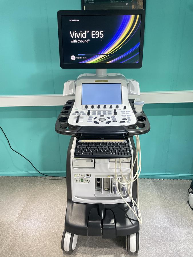 Gebraucht GE Vivid E95 v202 Ultraschallgerät mit zwei Sonden