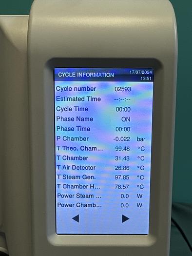 Used  W&H Lisa Remote Plus Sterilisationskammer