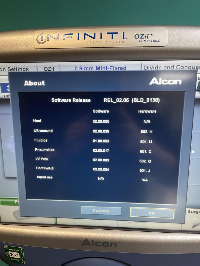 Used Alcon INFINITI® Vision System chirurgisches Gerät
