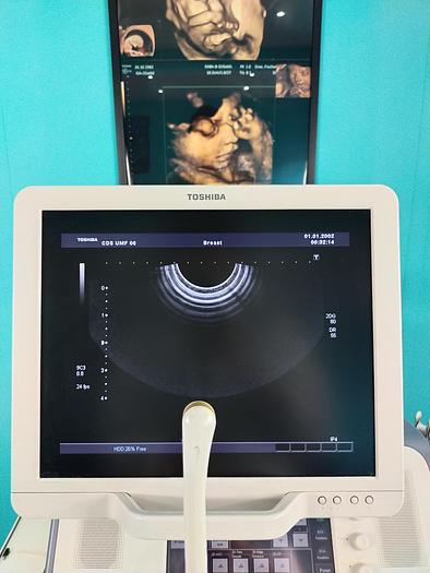 Gebraucht Toshiba Xario Ultraschal Gerät mit drei Sonde