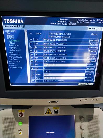 Gebraucht Toshiba Xario Ultraschallgerät