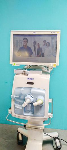 Gebraucht Dräger Infinity C500 Evita V500  Beatmungseinheit auf Trolley SW 2.40