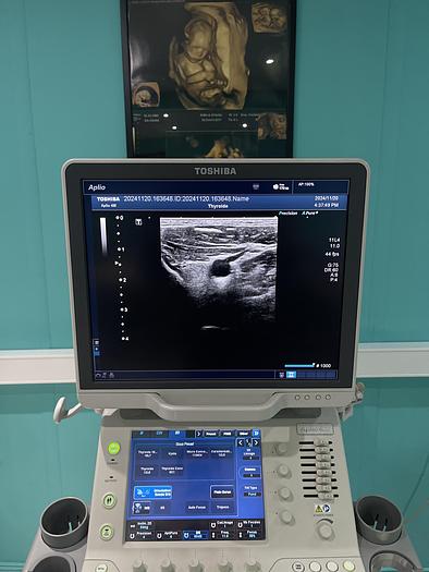 Used Toshiba Aplio 400 Ultraschallgerät mit 2 Sonden