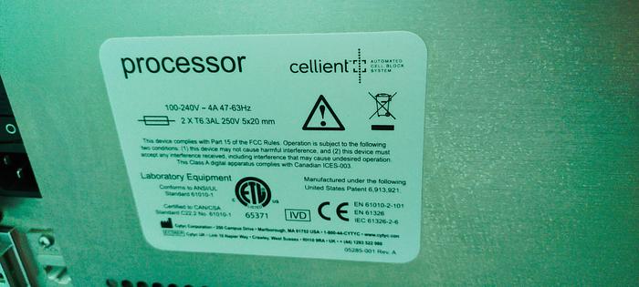 Gebraucht Cellient Automated Cell Block System