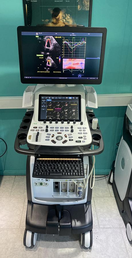 Gebraucht GE Vivid E95 V204 Ultraschallgerät mit M5Sc-D Kardiosonde