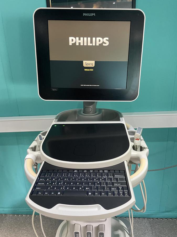 Gebraucht Philips Sparq Ultraschallgerät mit drei Sonden und Drucker