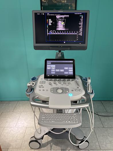Gebraucht HELX Evoulution Acusion S2000 von Siemens Ultraschall Gerät mit drei Sonden