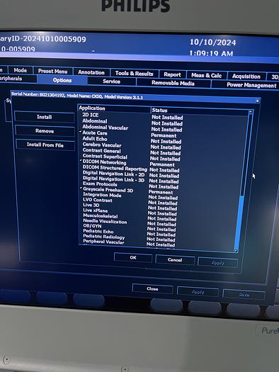 Used Philips CX50 Ultraschallgerät mit zwei Sonden