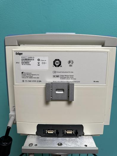 Used Dräger Infinity Gamma XL EKG Gerät auf Trolley 