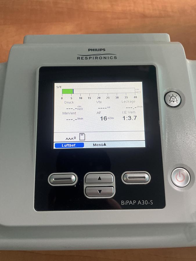 Gebraucht Philips BiPAP A30-S bi-level Beatmungsgerät 
