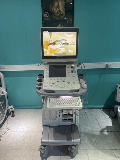 Used Toshiba Aplio 400 Ultraschallgerät mit 2 Sonden