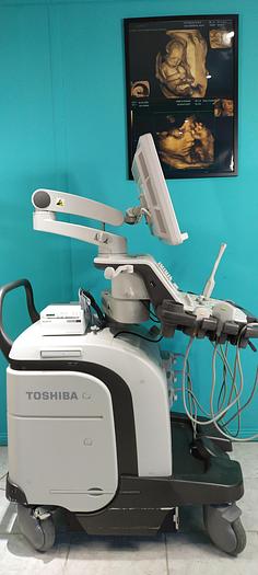 Gebraucht Toshiba Aplio 500 Ultraschallgerät mit 3 Sonden