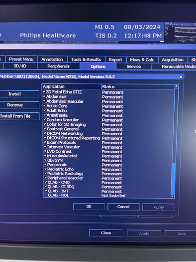 Gebraucht Philips HD15 Ultraschallgerät mit zwei Sonden 