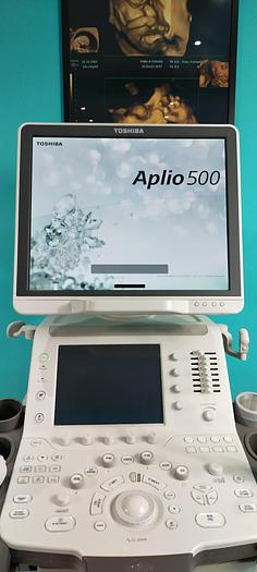 Gebraucht Toshiba Aplio 500 Ultraschallgerät mit 3 Sonden