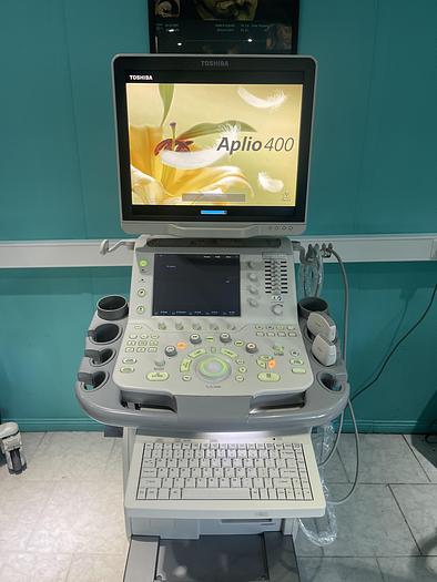 Used Toshiba Aplio 400 Ultraschallgerät mit 2 Sonden