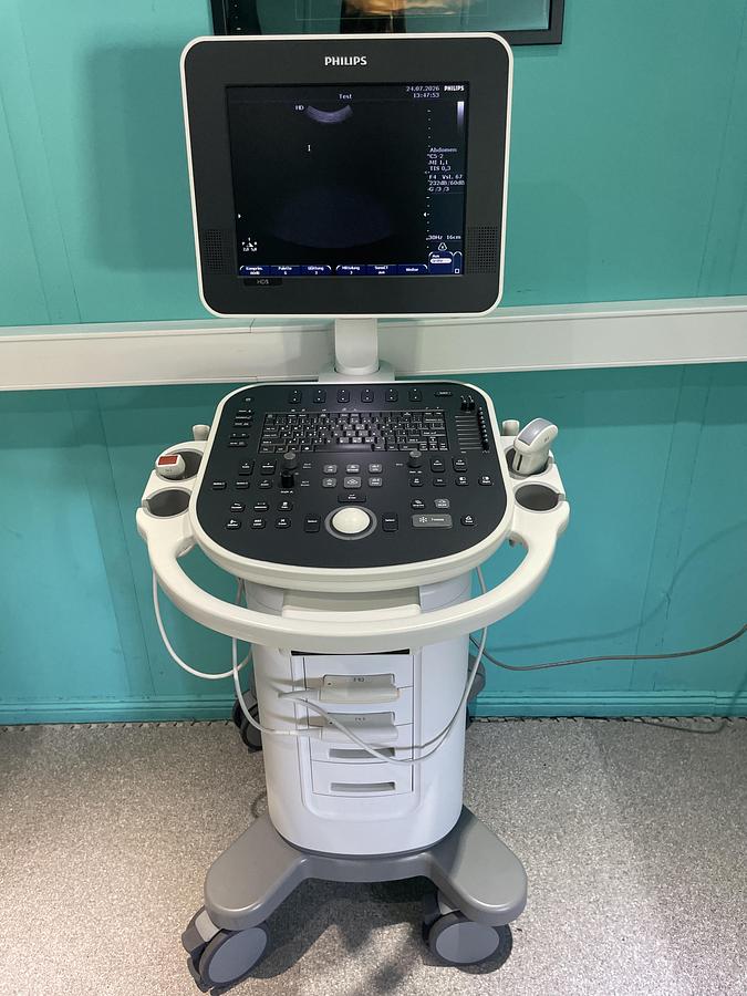 Gebraucht Philips HD5 Ultraschallgerät mit zwei Sonden und Drucker