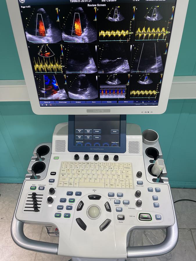 Gebraucht GE Vivid T8 Ultraschallgerät mit 3Sc-RS Kardiosonde
