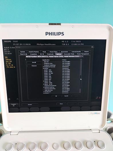 Gebraucht Philips CX50 Ultrasound with S5-1 and Trolly