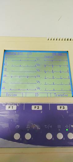 Gebraucht Nihon Kohden Cardiofax GEM EKG Gerät mit EKG Kabel