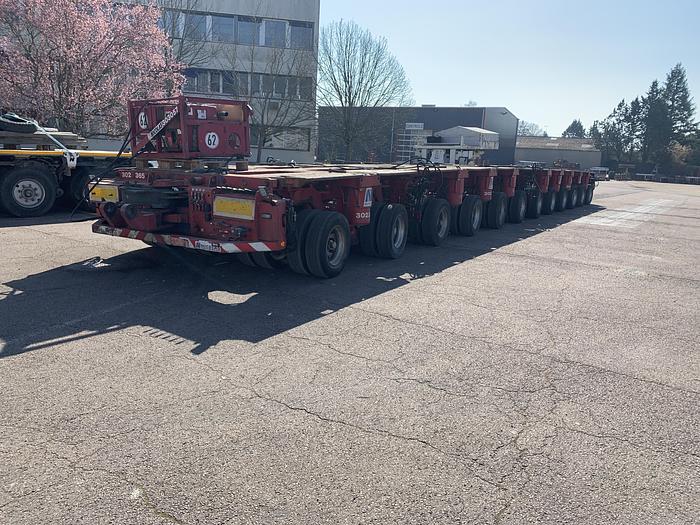 Used Nicolas Modular Trailer, 12 axle Line x 3m Wide