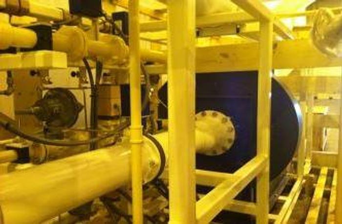 Used Maxon CSTM 1.5 X 2 Duct Burner Gas Train EDS Plus, 7,000 SCFH