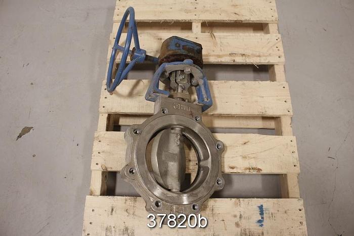 Used Neles Jamesbury 8" Hand Operated Butterfly Valve, 8 815L-11-3600MT #37820